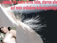 hairy pitted german amateur three hole mare martina werner
